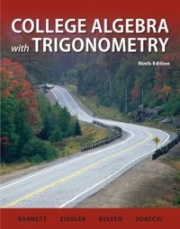Image of College algebra with trigonometry